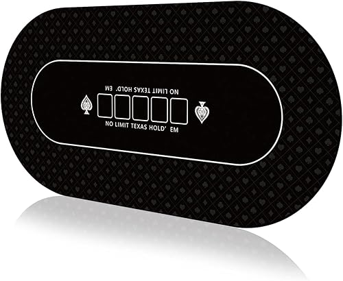 YUZPKRSI Tapis de Poker 180 x 90 cm, Professionnelle Texas