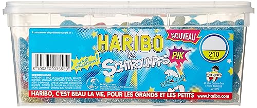 Haribo Bonbon Gélifié les Schtroumpfs Pik x 210 Pièces 1,31
