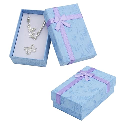 2 Paquet Boîtes à bijoux en carton Petite boîte à