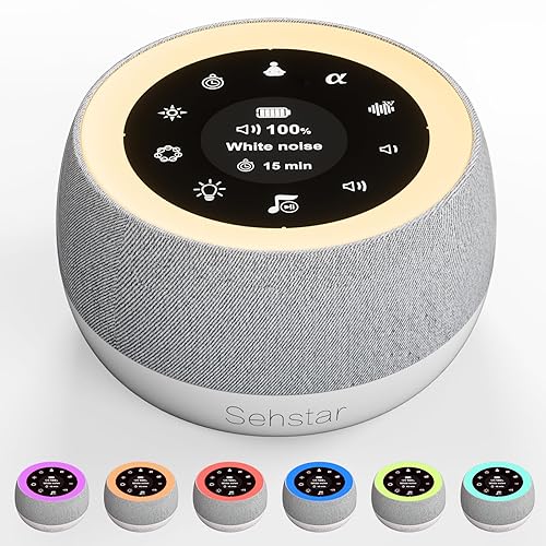 Sehstar Machine à Bruit blanc sommeil Thérapie Sonore Boite musique