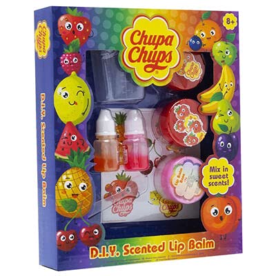 Chupa Chups Kit d'activités pour enfants avec baume à lèvres