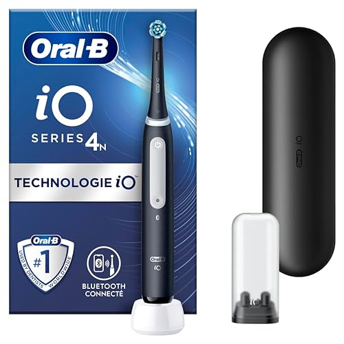 Oral-B iO 4N Brosse À Dents Électrique Noire connectée Bluetooth,