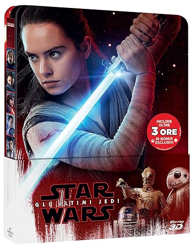 Star Wars-Gli Ultimi Jedi 3D+Blu-Ray (Ltd Steelbook) [Import]