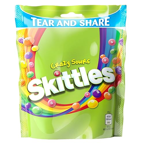 Skittles Noir Crazy Sours Sacs, (174 g)