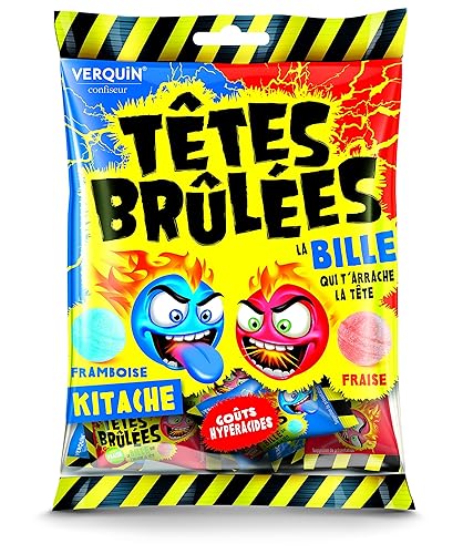 Têtes Brûlées Billes Fraise & Framboise Kitache, 135g
