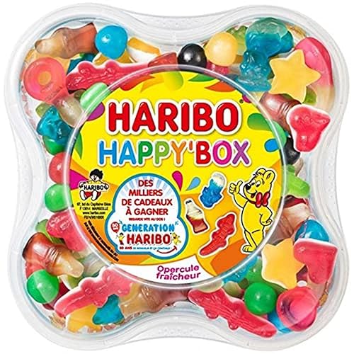 Haribo Bonbons Happy'Box - La boîte de 600g