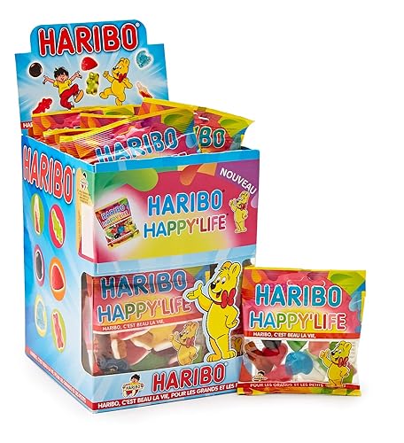HARIBO Happy Life Assortiment de Bonbons Gélifiés Prêt à Vendre