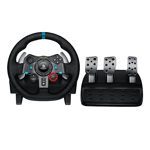 Logitech G29 Driving Volant de Course en Cuir avec Pédales,