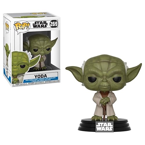 Funko Pop! Bobble: Star Wars: Clone Wars: Yoda - Figurine