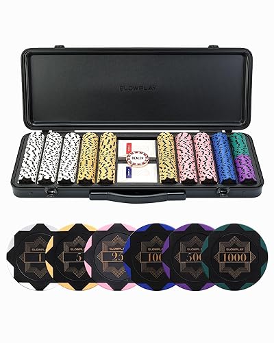 SLOWPLAY Nash Deluxe Coffret de Poker Set | Jetons de