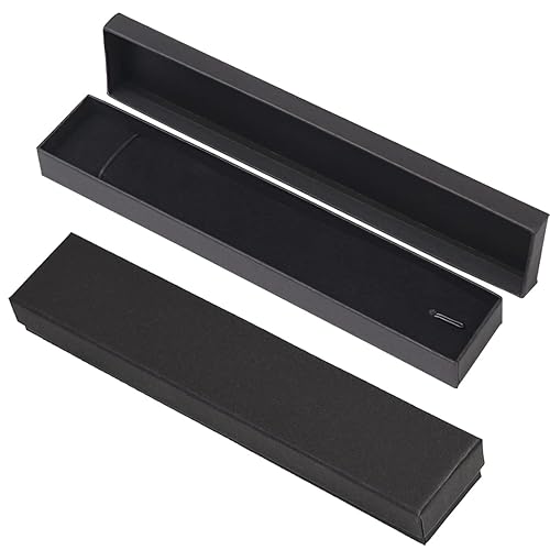 PEXIVOZ Lot de 2 Boîtes à Bijoux Rectangulaires en Carton