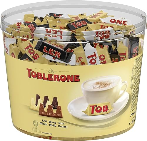 Toblerone - Assortiment de 3 Variétés de Mini Toblerone :