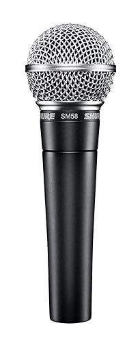 Shure SM58SE Microphone Vocal Dynamique cardioïde avec Interrupteur on/Off, Filtre