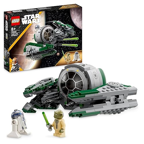 LEGO 75360 Star Wars Le Chasseur Jedi de Yoda, Jouet