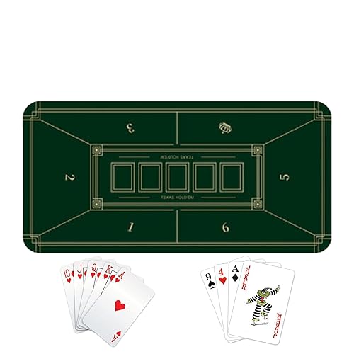 Table de poker pliable - Tapis de table de jeu