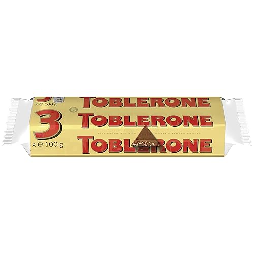 Toblerone - Barre au Chocolat au Lait, Miel, Nougat et