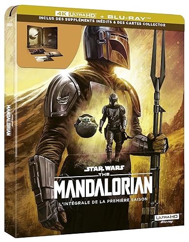 The Mandalorian-Saison 1 [4K Ultra HD + Blu-Ray-Édition boîtier SteelBook]