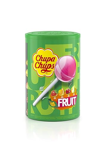 Chupa Chups Tubo de 100 Sucettes Fruit (1,2 kg)