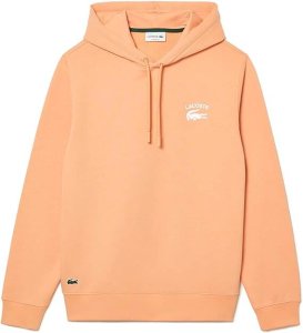 hoodie pull lacoste nude rose orange 2024