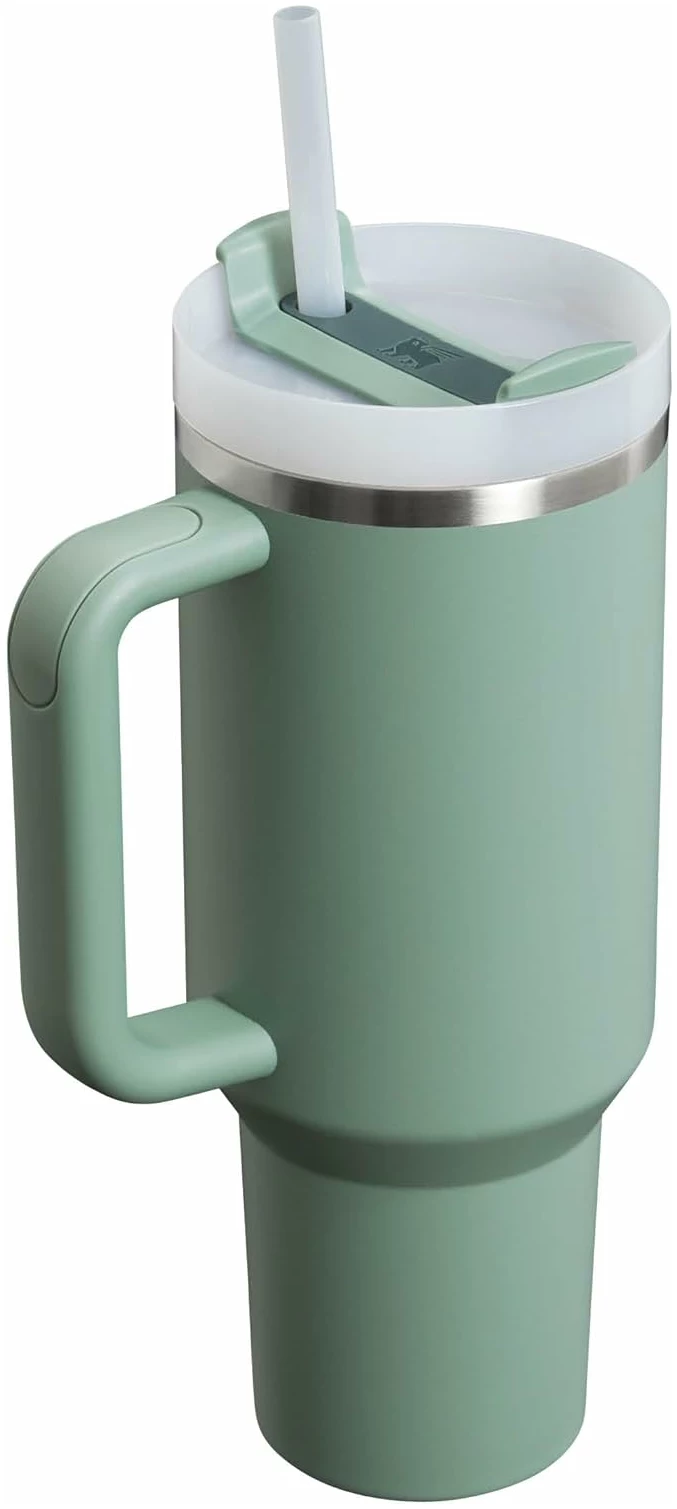 Gourde Stanley Quencher H2.0 1.2L Mug Isotherme avec Paille – Image 8