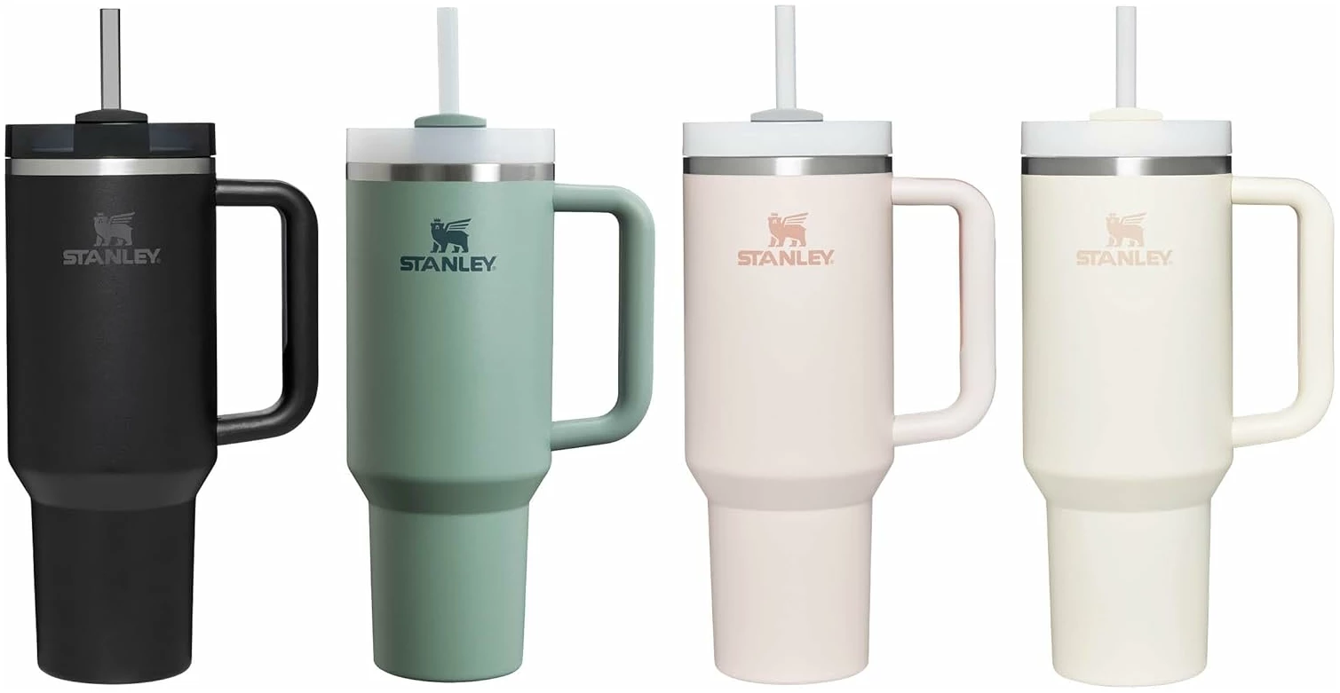 Gourde Stanley Quencher H2.0 1.2L Mug Isotherme avec Paille – Image 11