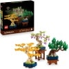 LEGO Botanicals Mini Bonsaïs - Set de Construction pour Adulte - 3 Plantes Artificielles avec Supports : Ginkgo, Pin Noir & Glycine - Maquette DYI pour Décoration Intérieure - Cadeau Original 10373