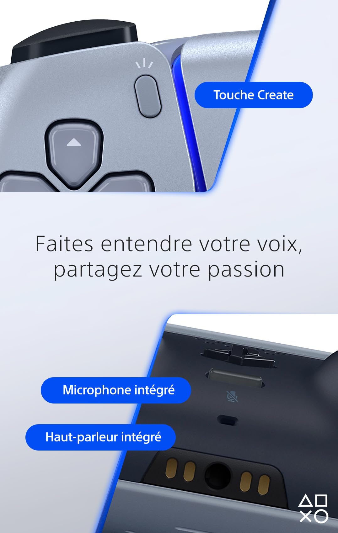 Manette PS5 DualSense AutoCadeau Sans fil Sterling Silver – Image 4