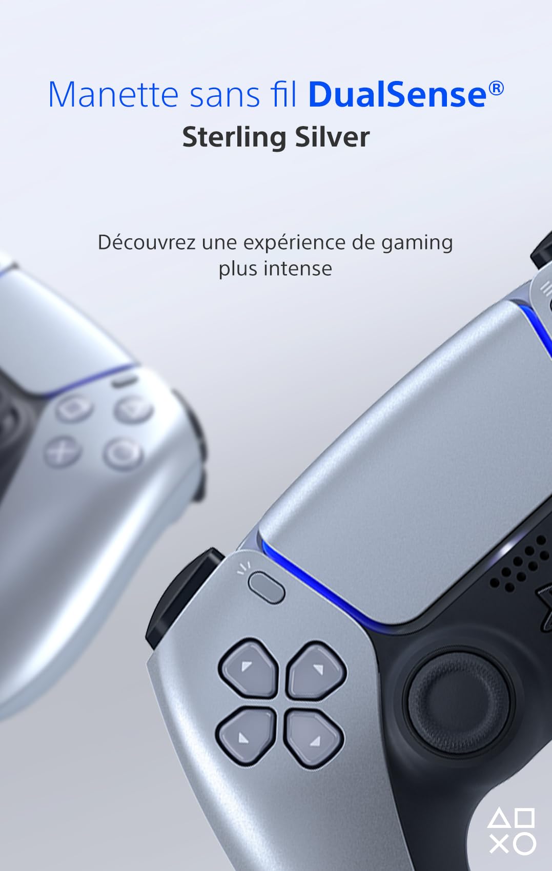 Manette PS5 DualSense AutoCadeau Sans fil Sterling Silver – Image 2