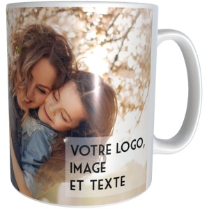 Mug personnalisé AutoCadeau avec 2 photos en ligne