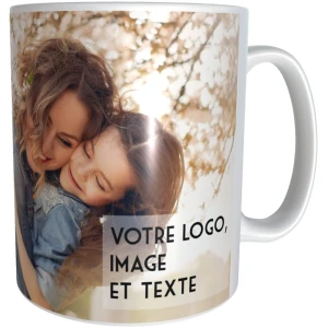 Mug personnalisé AutoCadeau avec 2 photos en ligne