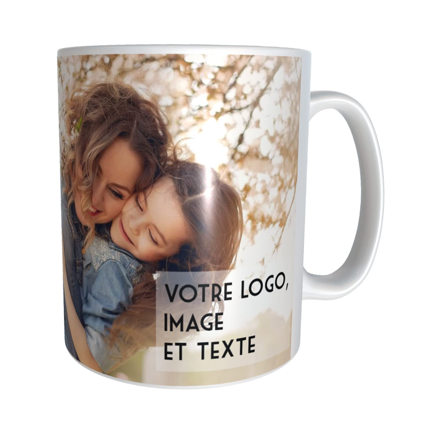 Mug personnalisé AutoCadeau avec 2 photos en ligne