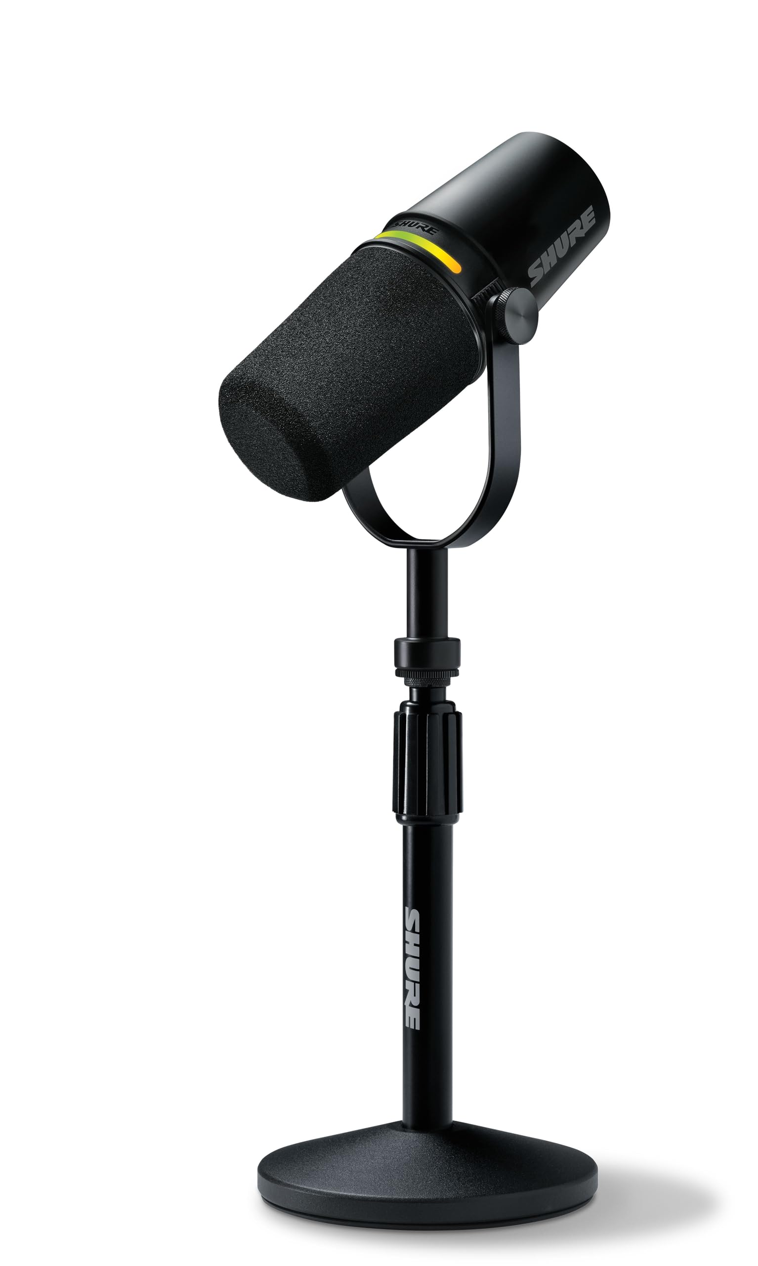 Microphone Shure MV7+ AutoCadeau Podcast USB-C XLR Noir