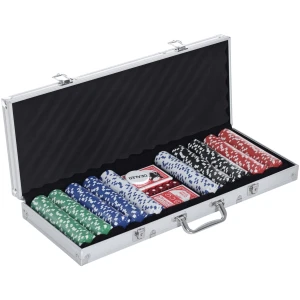 Mallette de Poker AutoCadeau Coffret Complet 500 Jetons