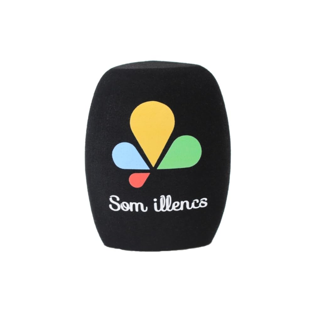 Bonnette anti-vent en mousse AutoCadeau pour micro avec logo personnalisé (noir)