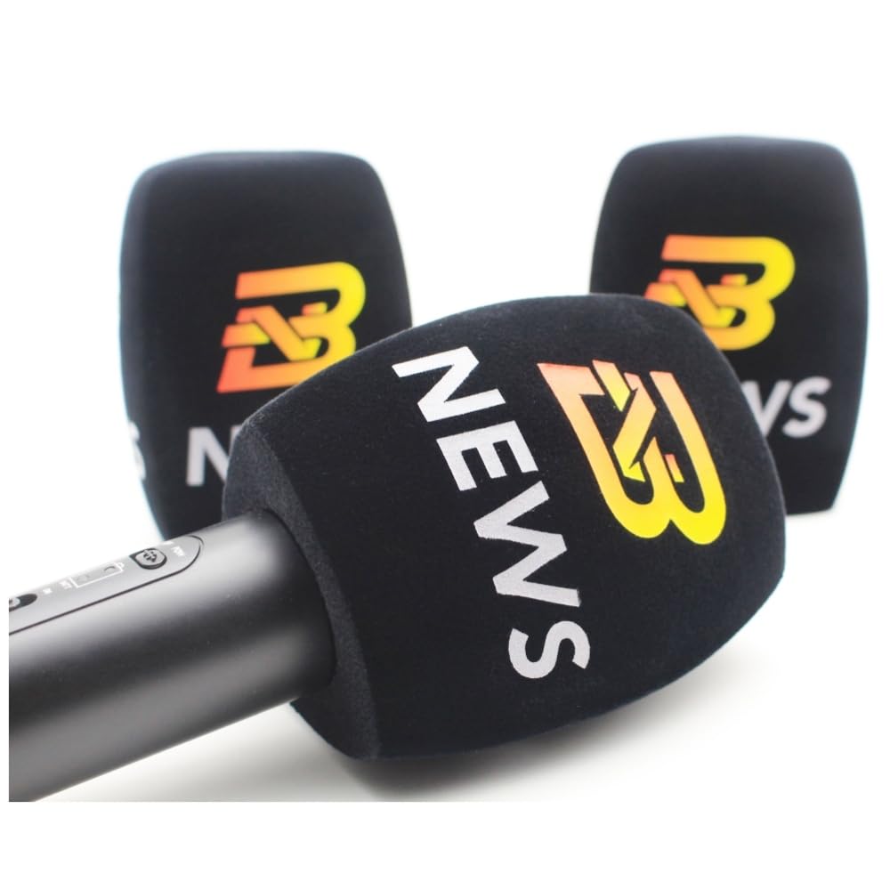Bonnette anti-vent en mousse AutoCadeau pour micro avec logo personnalisé (noir) – Image 5
