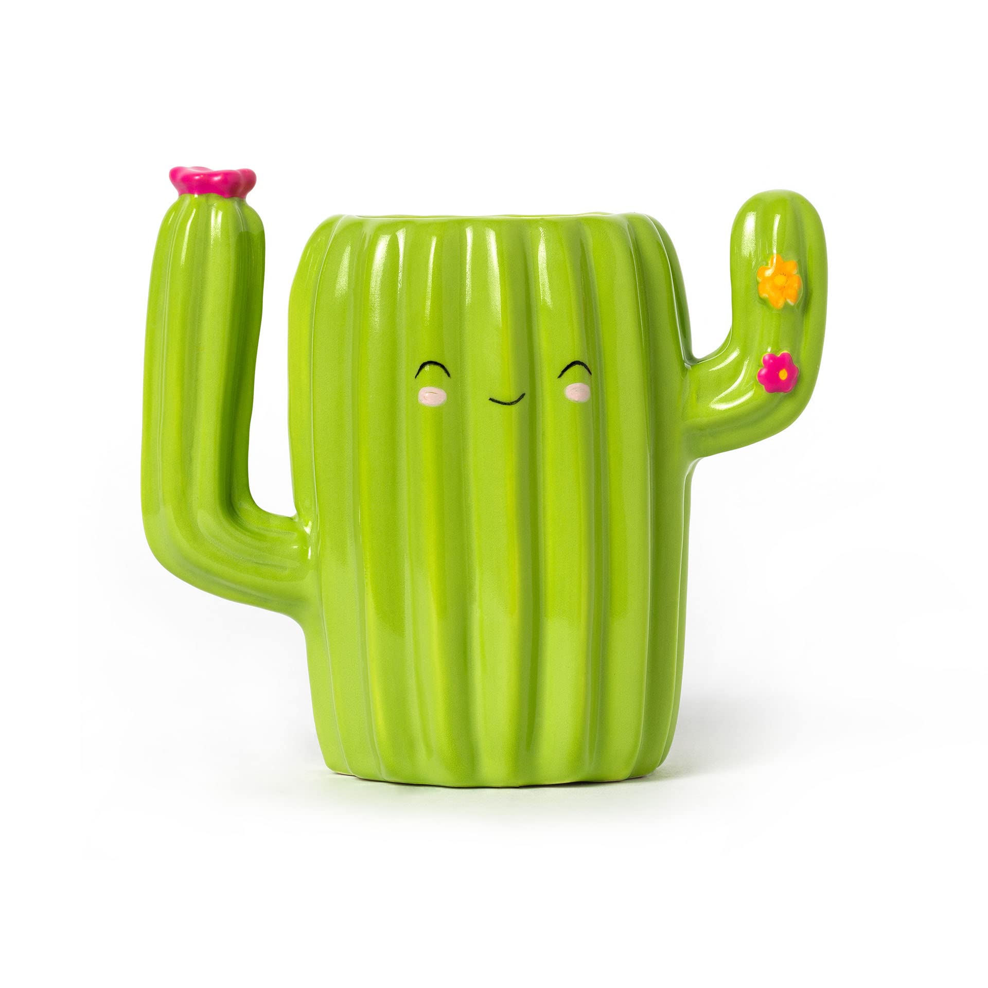 Porte-stylos en céramique LEGAMI Cactus Desk Friends peint à la main – Image 3