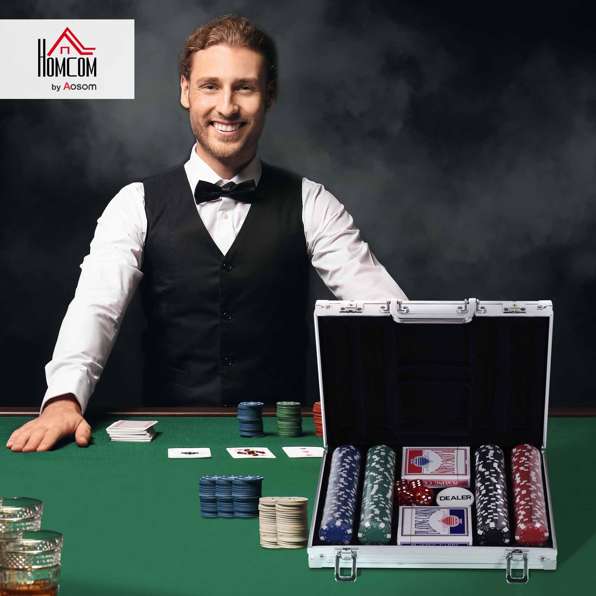 Mallette de Poker AutoCadeau Coffret Complet 200 Jetons Aluminium – Image 2