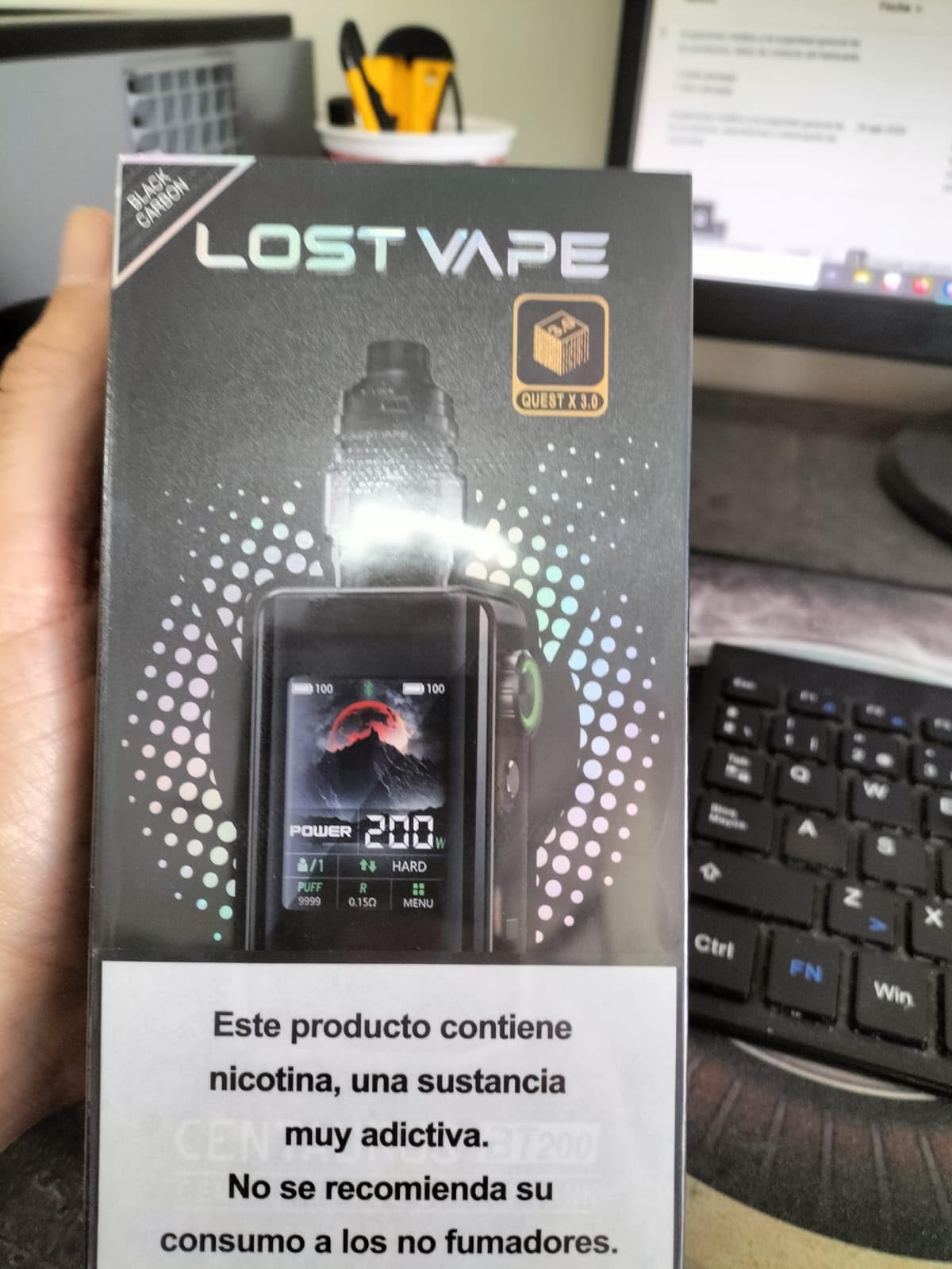 Kit Électronique AutoCadeau Lost Vape Centaurus BT200 Box Mod 200W Double 18650 – Image 2