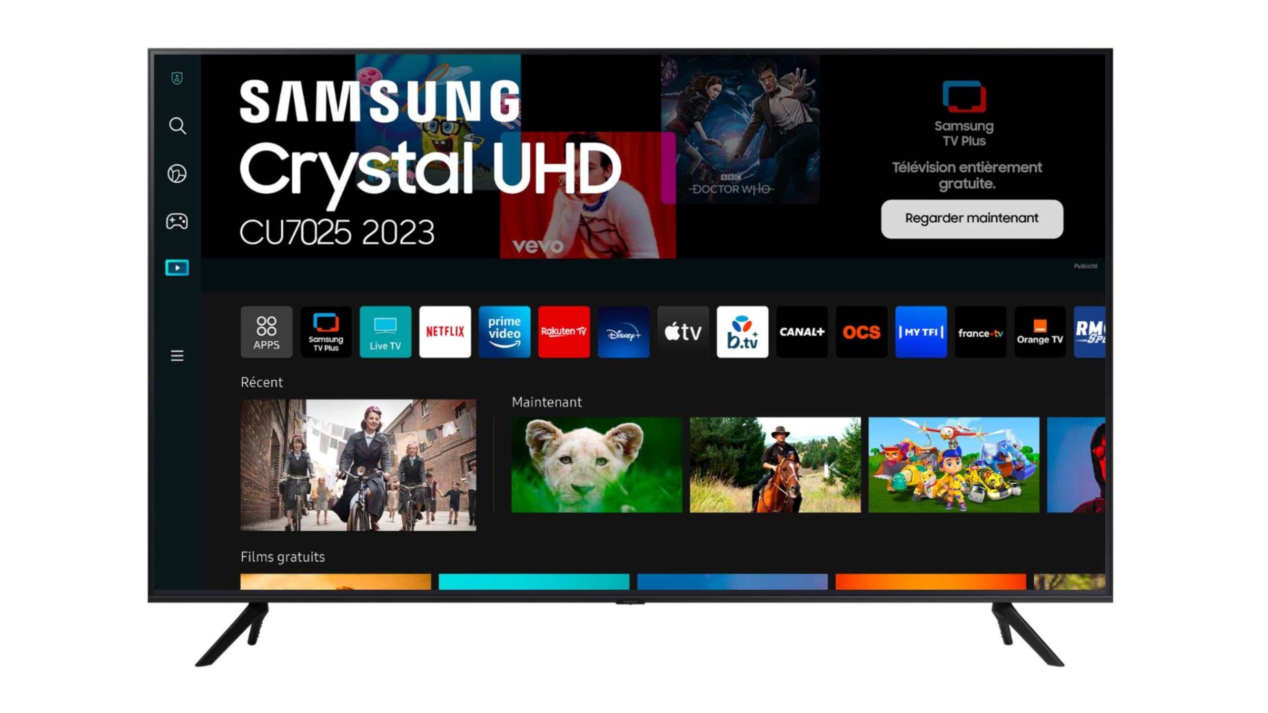 TV Crystal UHD 4K 43" Smart TV AutoCadeau PurColor
