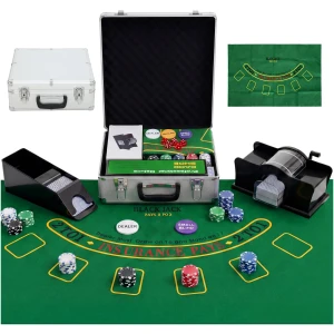 Mallette de Poker AutoCadeau Coffret Complet 500 Jetons ABS