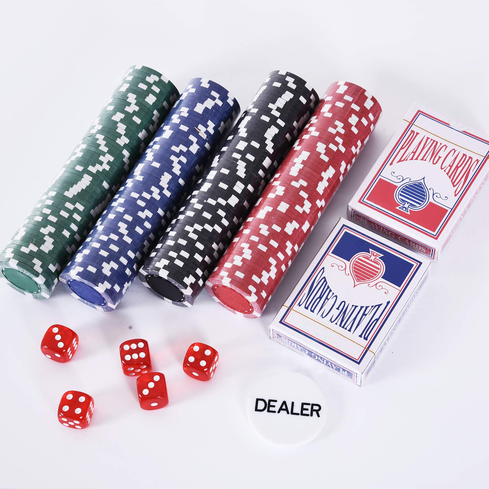 Mallette de Poker AutoCadeau Coffret Complet 200 Jetons Aluminium – Image 6