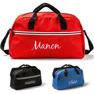 Sac de Sport Enfant Personnalisé 20L AutoCadeau Brodé Prénom