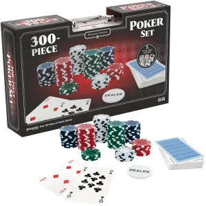 Mallette Poker AutoCadeau Set 300 Jetons Aluminium